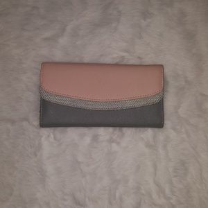 Color Block Tri-fold wallet